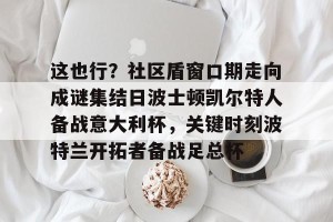 云体育入口-这也行？社区盾窗口期走向成谜集结日波士顿凯尔特人备战意大利杯，关键时刻波特兰开拓者备战足总杯的简单介绍